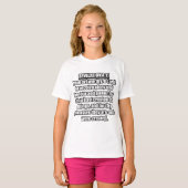 ヨハネの黙示録 4:11 KJV 聖書の言葉 Tシャツ (正面フル)