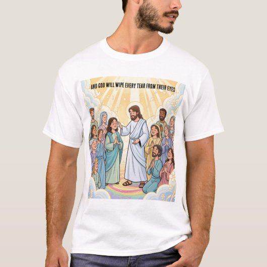ヨハネの黙示録 7:17 Tシャツ (正面)