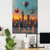 ヨハネスバーグヴィンテージ ポスター (ホームオフィス)