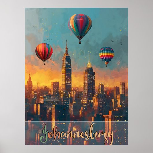 ヨハネスバーグヴィンテージ ポスター (正面)