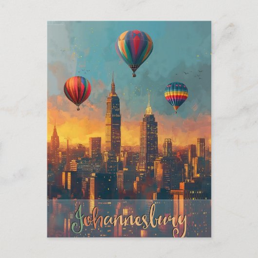 ヨハネスバーグヴィンテージ ポストカード (正面)