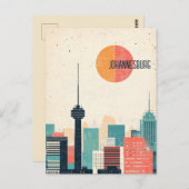 ヨハネスバーグ南アフリカ旅行 ポストカード (正面/裏面)