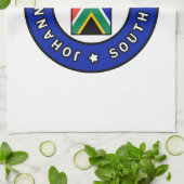 ヨハネスバーグ南アフリカ キッチンタオル (折り畳み)