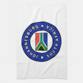 ヨハネスバーグ南アフリカ キッチンタオル (縦)