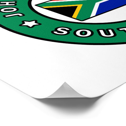 ヨハネスバーグ南アフリカ ポスター (角)