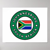 ヨハネスバーグ南アフリカ ポスター (正面)