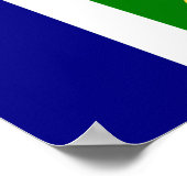 ヨハネスバーグ国旗 ポスター (角)