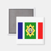 ヨハネスバーグ国旗 マグネット (正面/裏面)