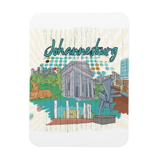 ヨハネスバーグ マグネット (縦)