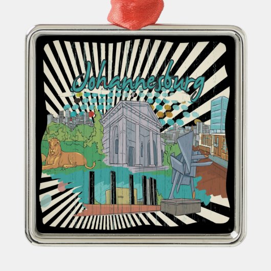 ヨハネスバーグ メタルオーナメント (正面)