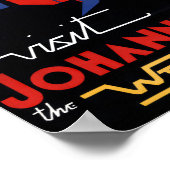 ヨハネスブルグ・ヴィンテージ旅行ポスター復元 ポスター (角)