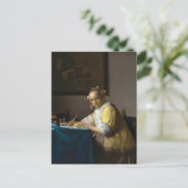 ヨハネス書・フェルメールのレディ ポストカード (スタンド正面)