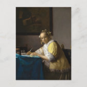 ヨハネス書・フェルメールのレディ ポストカード (正面)