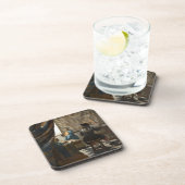 ヨハネス絵画・フェルメールの芸術 コースター (右側)