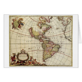 ヨハネス・デ・ラムによるアメリカ大陸の古地図