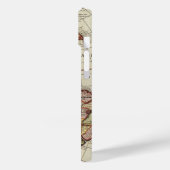 ヨハネス・デ・ラムによるアメリカ大陸の古地図 Case-Mate iPhoneケース (裏面 / 左)