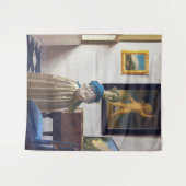 ヨハネス・バーメール処女に立つレディ タペストリー (正面(横))