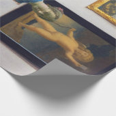 ヨハネス・バーメール処女に立つレディ ラッピングペーパー (角)