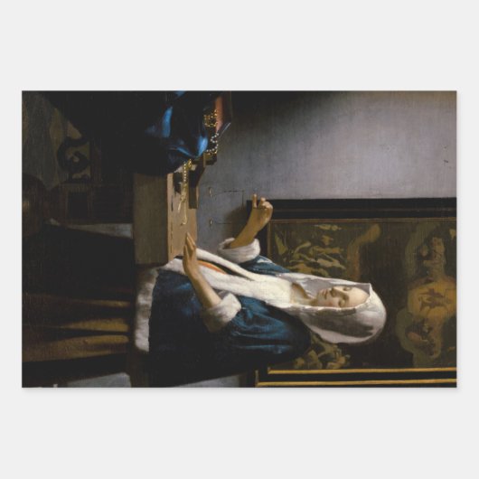 ヨハネス・フェルメエル -傑作選 ラッピングペーパーシート (正面3)