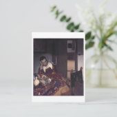 ヨハネス・フェルメールによって眠っている少女 ポストカード (スタンド正面)