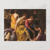 ヨハネス・フェルメールによるダイアナと彼女のニンフ シーズンポストカード (正面)