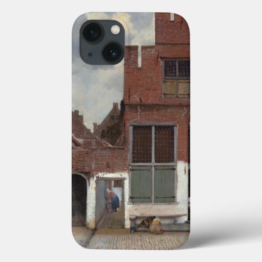 ヨハネス・フェルメールによるデルフトの家々 Case-Mate iPhoneケース (裏面)