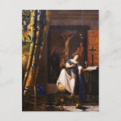ヨハネス・フェルメールによる信仰に関する寓話 ポストカード (正面)