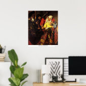 ヨハネス・フェルメールによる調達 ポスター (ホームオフィス)