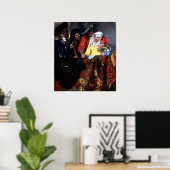 ヨハネス・フェルメールによる調達 ポスター (ホームオフィス)