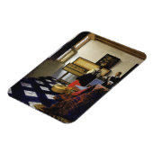 ヨハネス・フェルメールによる音楽レッスン マグネット (左側)