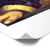 ヨハネス・フェルメールのフルートを持つ少女 ポスター (角)