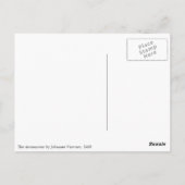 ヨハネス・フェルメールの天文学者 ポストカード (裏面)