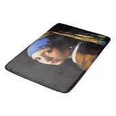 ヨハネス・フェルメールの後で真珠のイヤリングをした少女 バスマット (アングル)