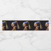 ヨハネス・フェルメールの後で真珠のイヤリングをした少女 ペットボトルラベル (シングルラベル)