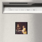 ヨハネス・フェルメールの愛人とメイド マグネット (インサイチュ (食洗機))