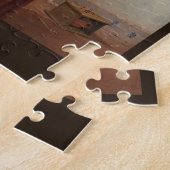 ヨハネス・フェルメールの搾乳娘c.1660 ジグソーパズル (側面)