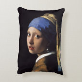 ヨハネス・フェルメールの真珠のイヤリングを持つ少女 アクセントクッション (裏面(縦))