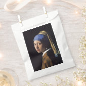 ヨハネス・フェルメールの真珠のイヤリングを持つ少女 フェイバーバッグ (クリップ留めされた状態)