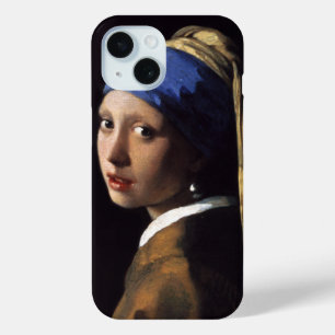 ヨハネス・フェルメールの真珠のイヤリングを持つ少女 iPhone 15ケース