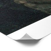 ヨハネス・フェルメールの赤い帽子をかぶった少女 ポスター (角)