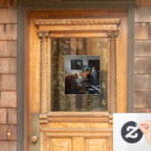 ヨハネス・フェルメール – コンサート ウィンドウサイン (ホームデコレーション)