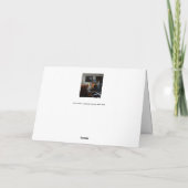 ヨハネス・フェルメール – コンサート カード (裏面)