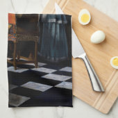 ヨハネス・フェルメール – コンサート キッチンタオル (四つ折り)