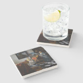 ヨハネス・フェルメール – コンサート ストーンコースター (横)