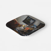 ヨハネス・フェルメール – コンサート ペーパープレート (傾斜あり)