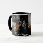 ヨハネス・フェルメール – コンサート マグカップ (正面左)