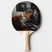 ヨハネス・フェルメール – コンサート 卓球ラケット (裏面)