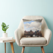 ヨハネス・フェルメール – デルフトの見解 クッション (椅子)