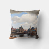 ヨハネス・フェルメール – デルフトの見解 クッション (裏面)