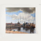 ヨハネス・フェルメール – デルフトの見解 タペストリー (正面(横))